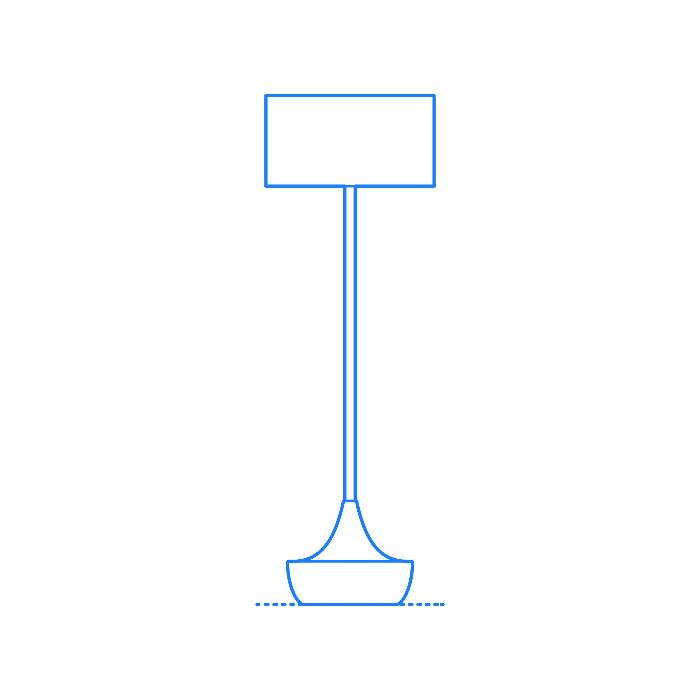 Furniture Floor Lamps Atlas Floor Lamp Svg Line Art Free Vectors